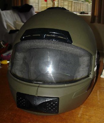 Helmet closed