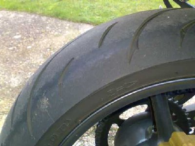 Rear tyre