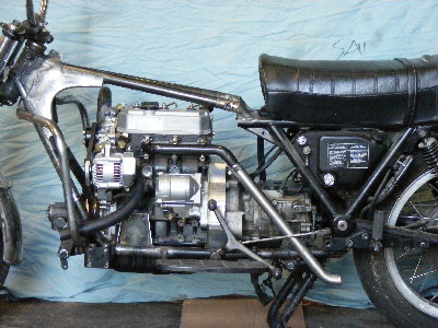 Engine in stretched chassis