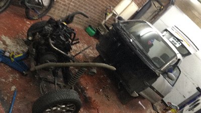 Sub-frame with engine pulled out ready for a clean up, clean out and general heath check! just trying to find a engine crane I can borrow, don't much fancy wrecking my back in the interest of haste.