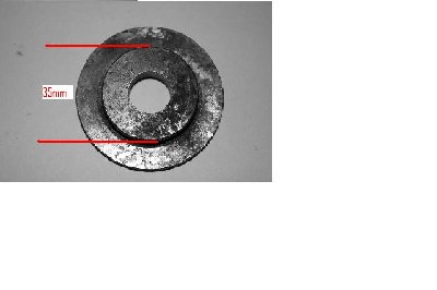 The Villers clutch certre that need reducing or remaking as it has no splines its simple job