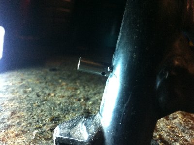 Pin lock and extra locking hole for R clip (should I need it).